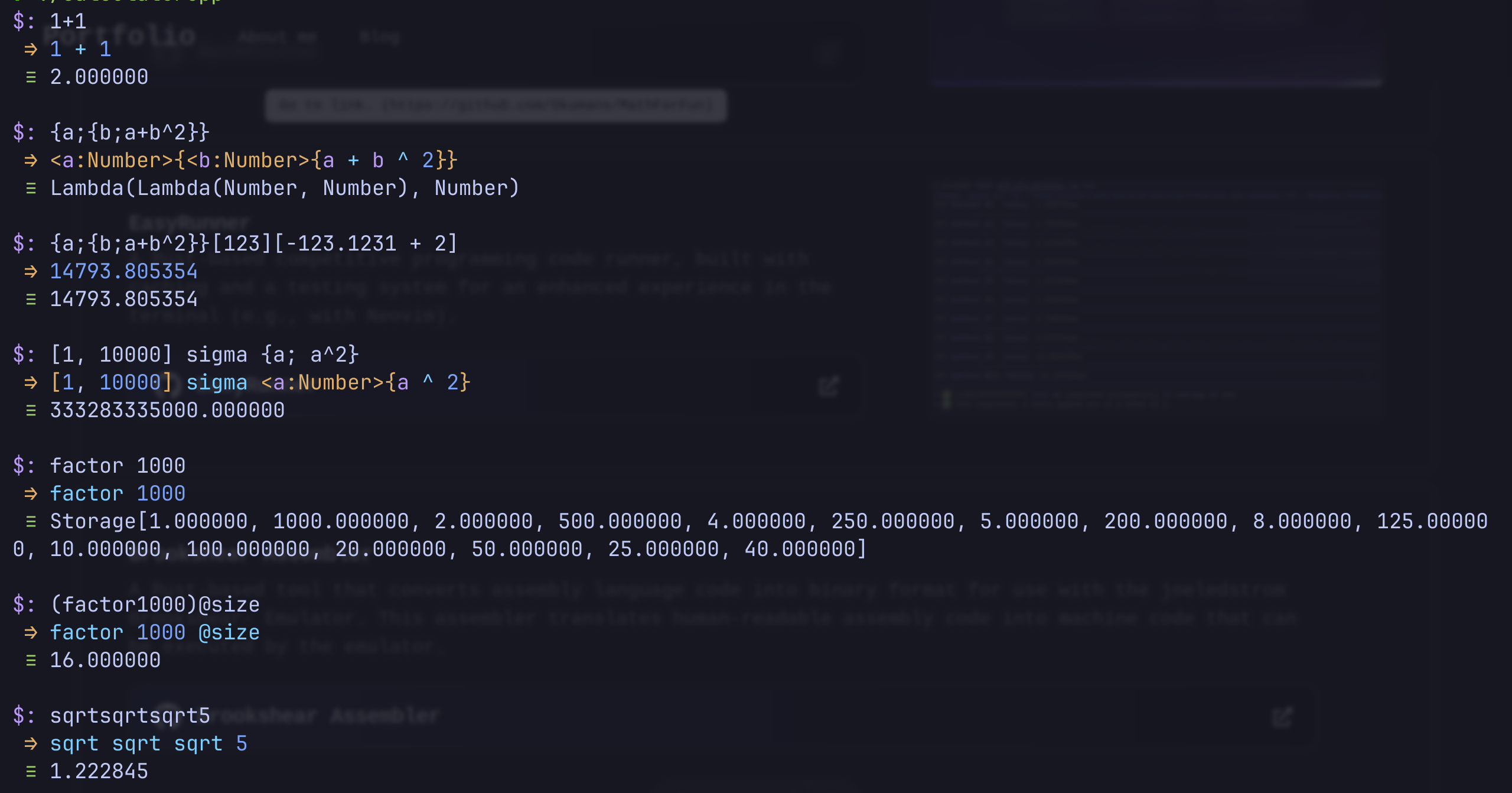 Project-Calculator-Example